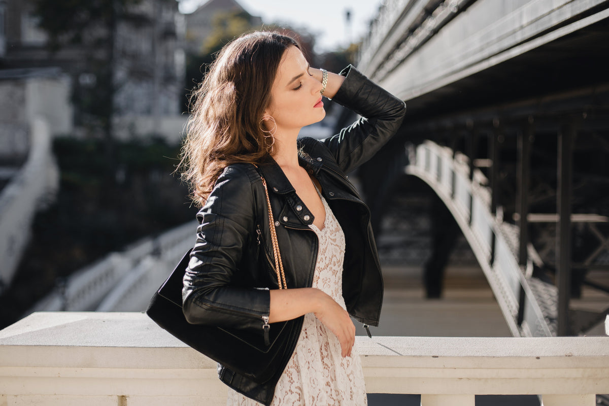 Dresses to Wear with a Leather Jacket