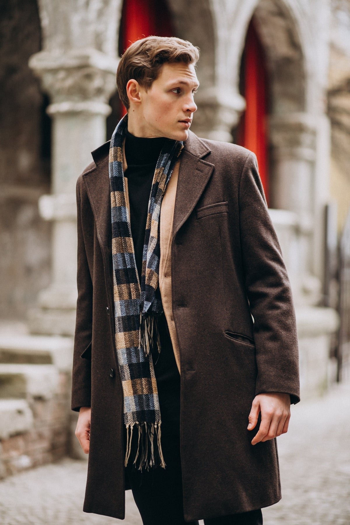 woolen overcoat for men