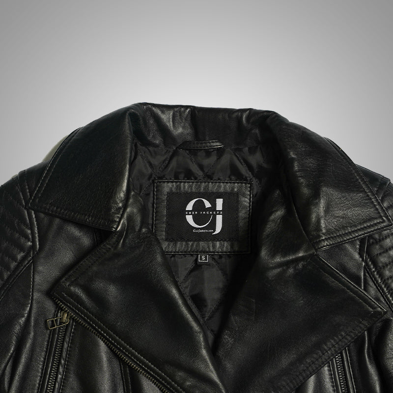 Biker Jacket Women Black