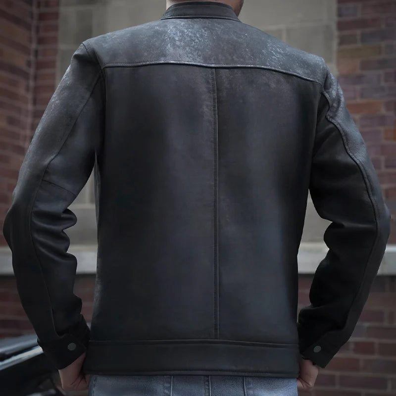 IronSoul Lambskin Biker Jacket