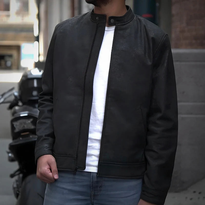 IronSoul Lambskin Biker Jacket