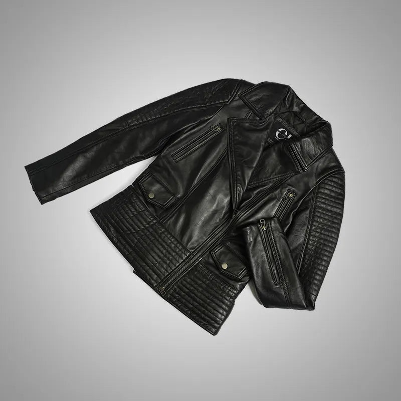 IronMark Classic – Premium Lambskin Biker Jacket