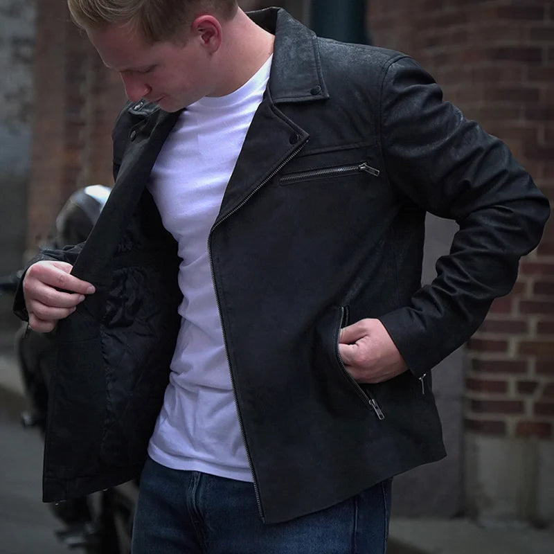Ignite™ Racer Leather Jacket - Matte Finish