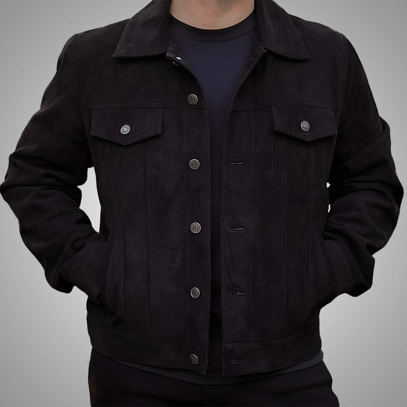 Suede Trucker Jacket