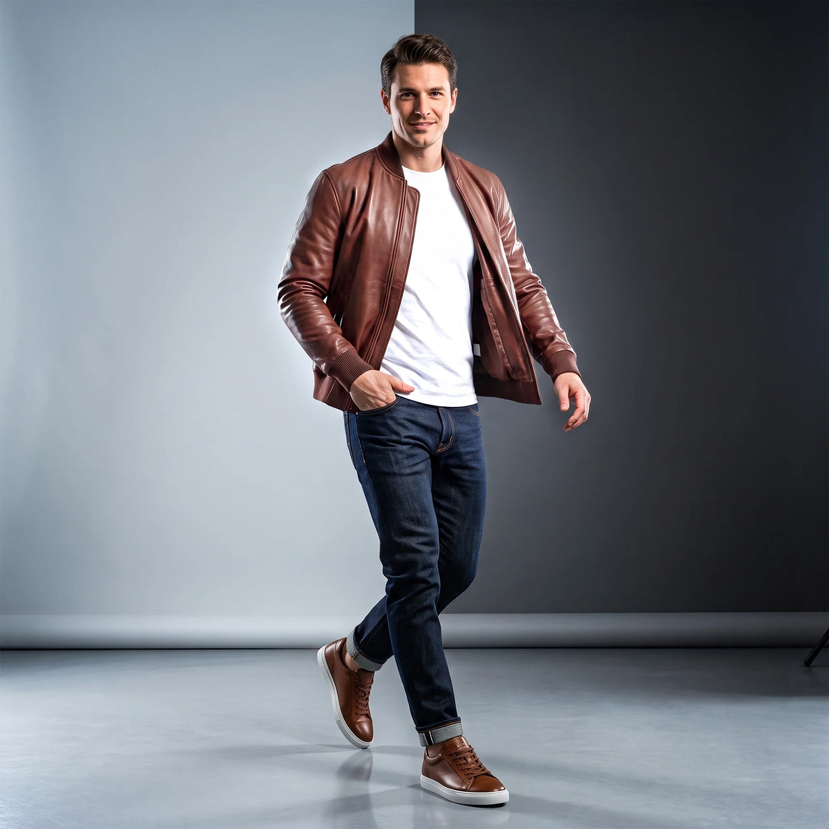 BomberJacketBrown
