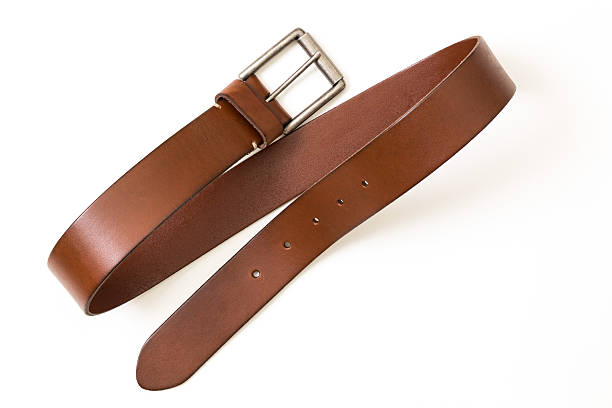 Brown_Leather_Belt by Cuir Jackets