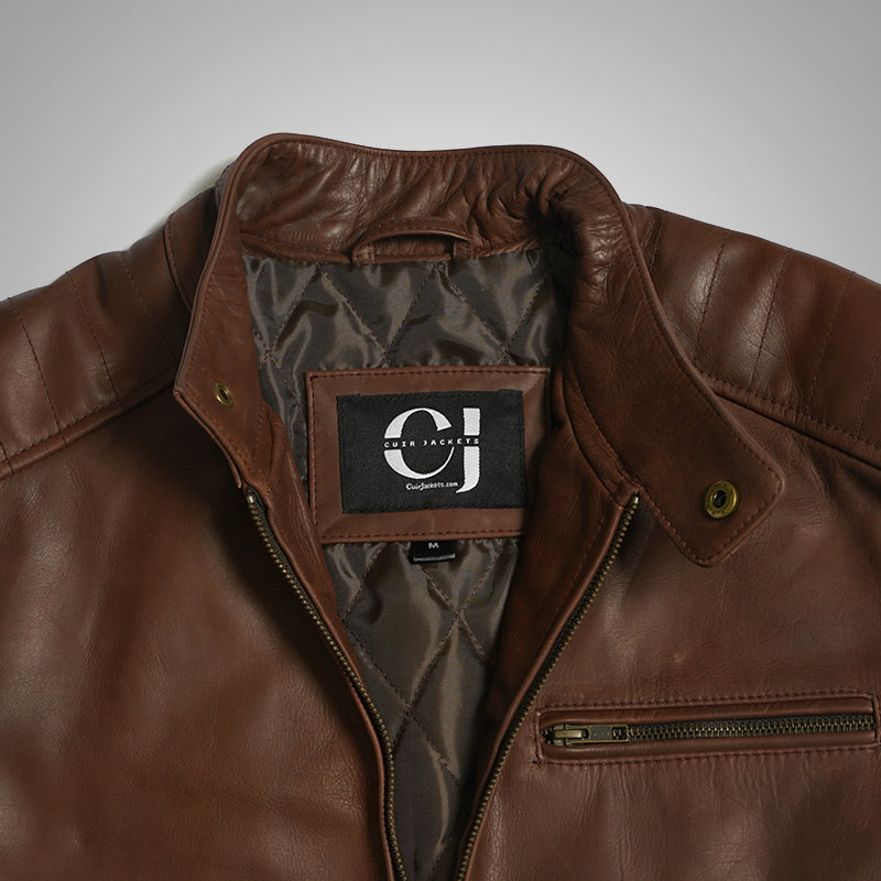 Dean Biker Jacket by Cuir Jackets USA