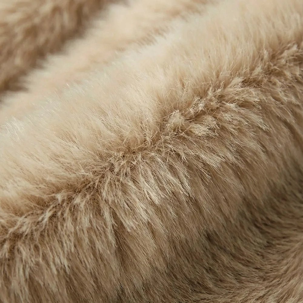 Imperial Luxe Faux Fur Bomber Jacket