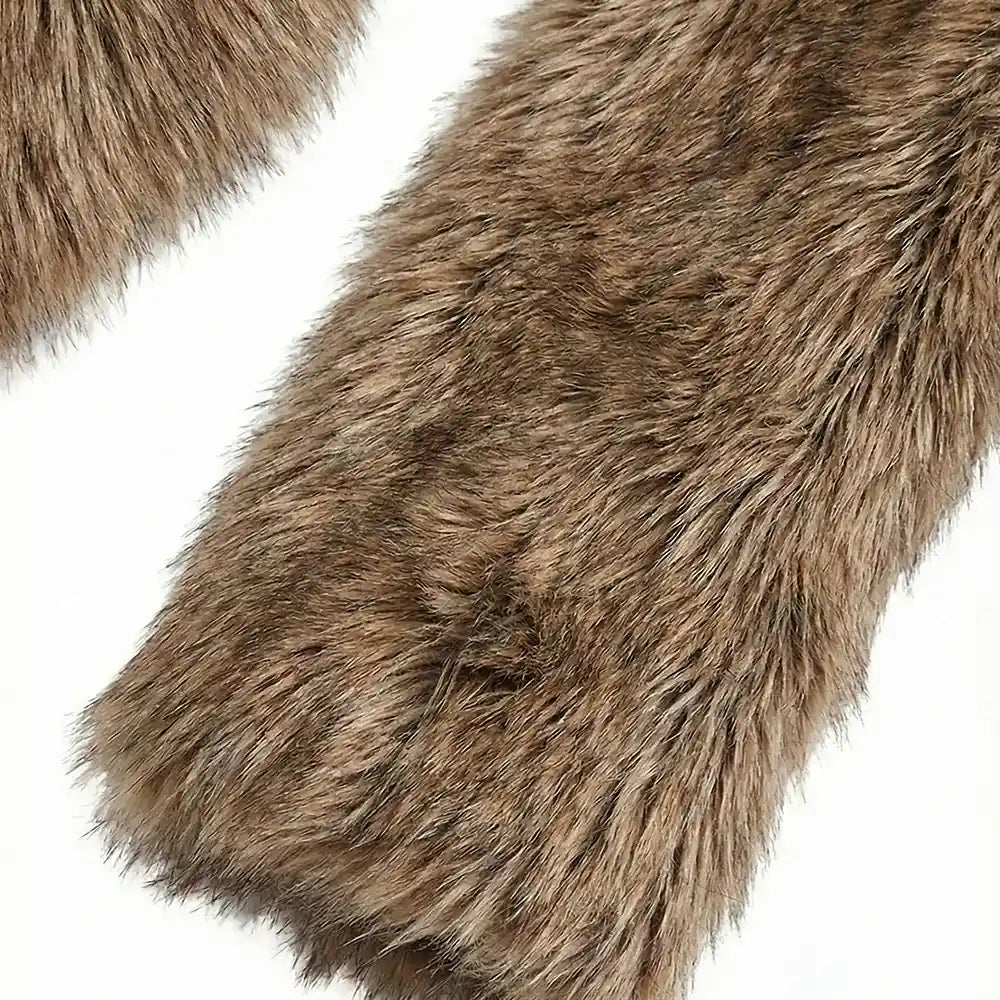 New Look Luxe Faux Fur Coat