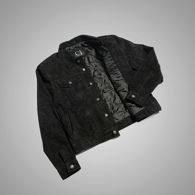 Suede Trucker Jacket