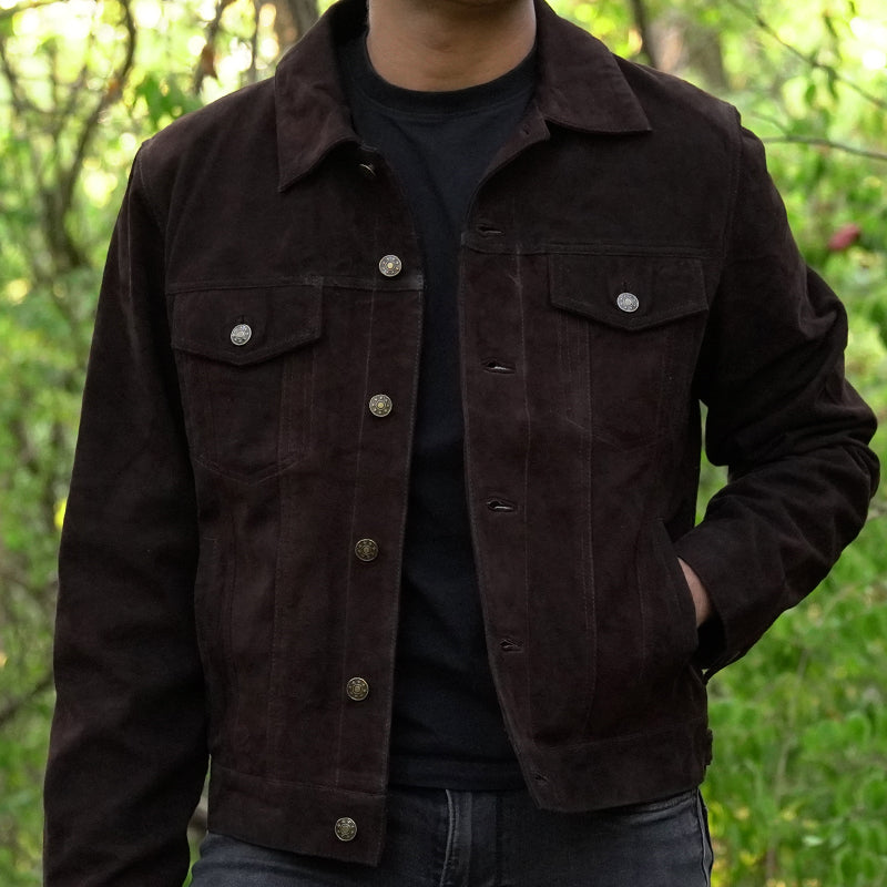 Suede Trucker Jacket