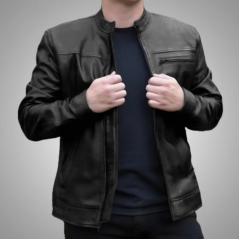 Urban Drift Lambskin Roadster Jacket