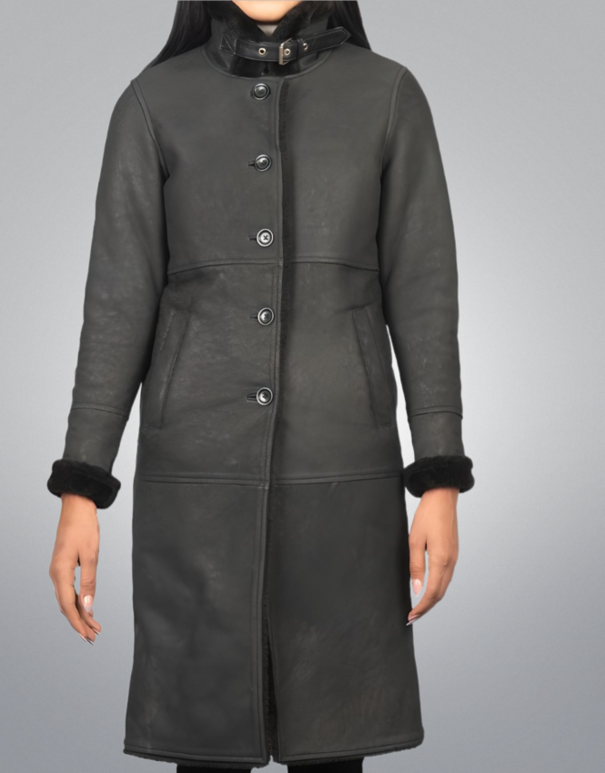 Shearling Leather Coat