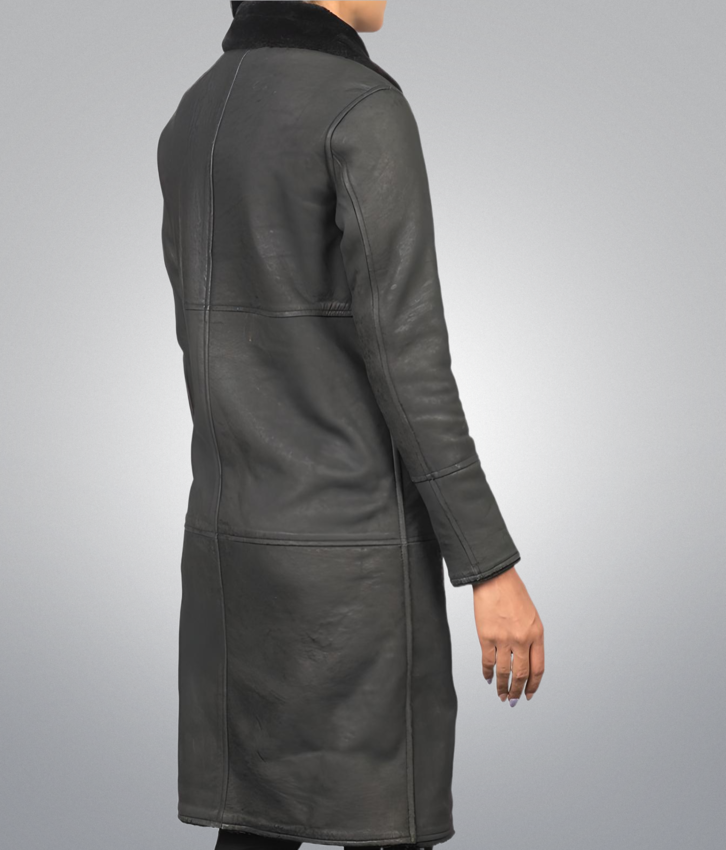 Shearling Leather Coat