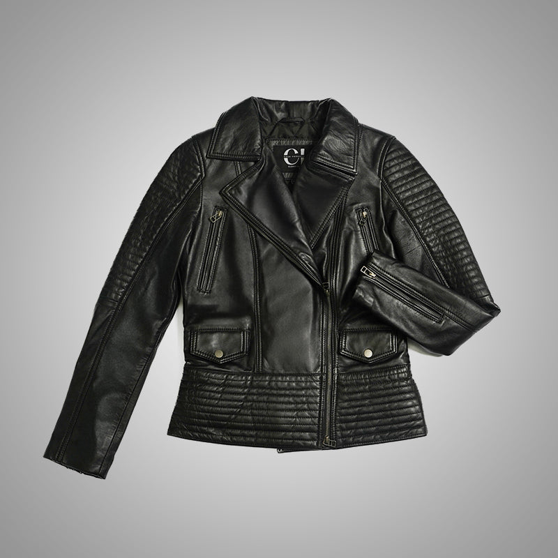 Biker Jacket Women Black