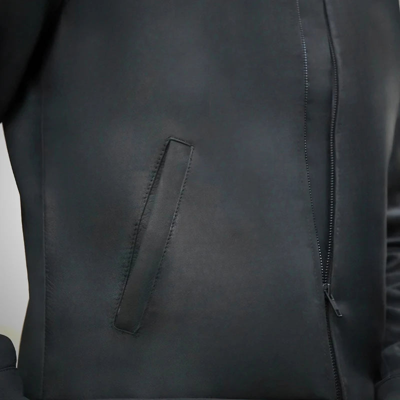 IronSoul Lambskin Biker Jacket