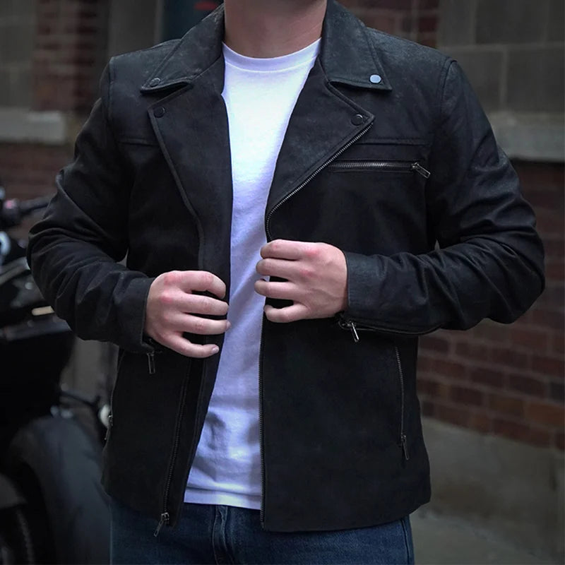 Ignite™ Racer Leather Jacket - Matte Finish
