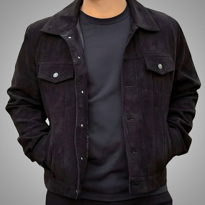 Suede Trucker Jacket
