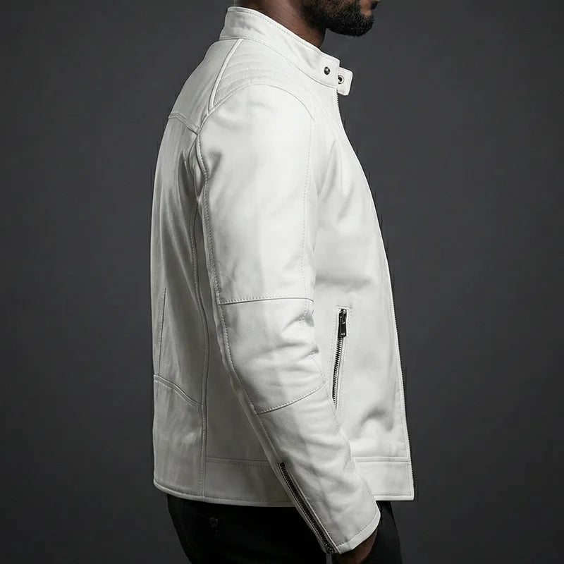 Dean Biker Jacket - White