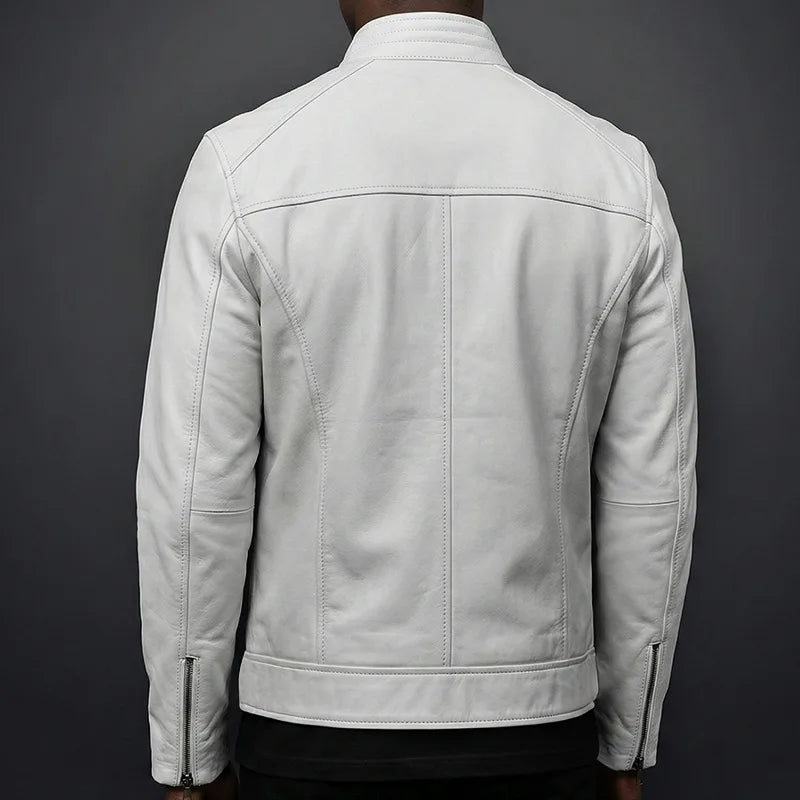 Dean Biker Jacket - White