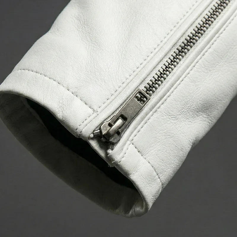 Dean Biker Jacket - White