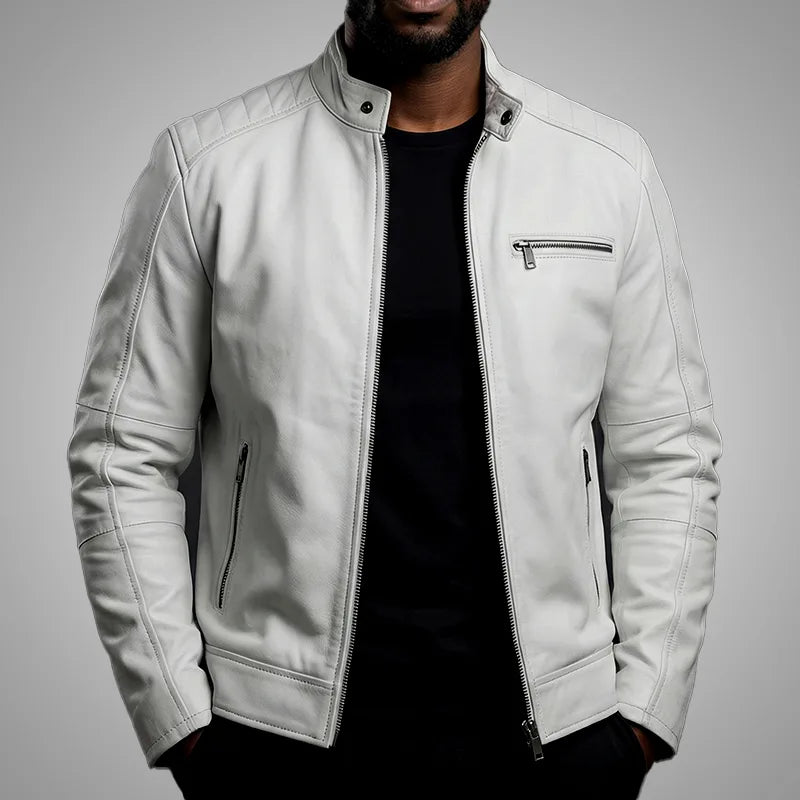 Dean Biker Jacket - White