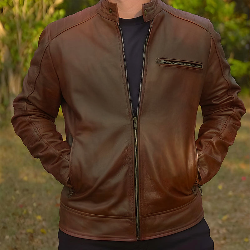 Dean Biker Jacket by Cuir Jackets by USA