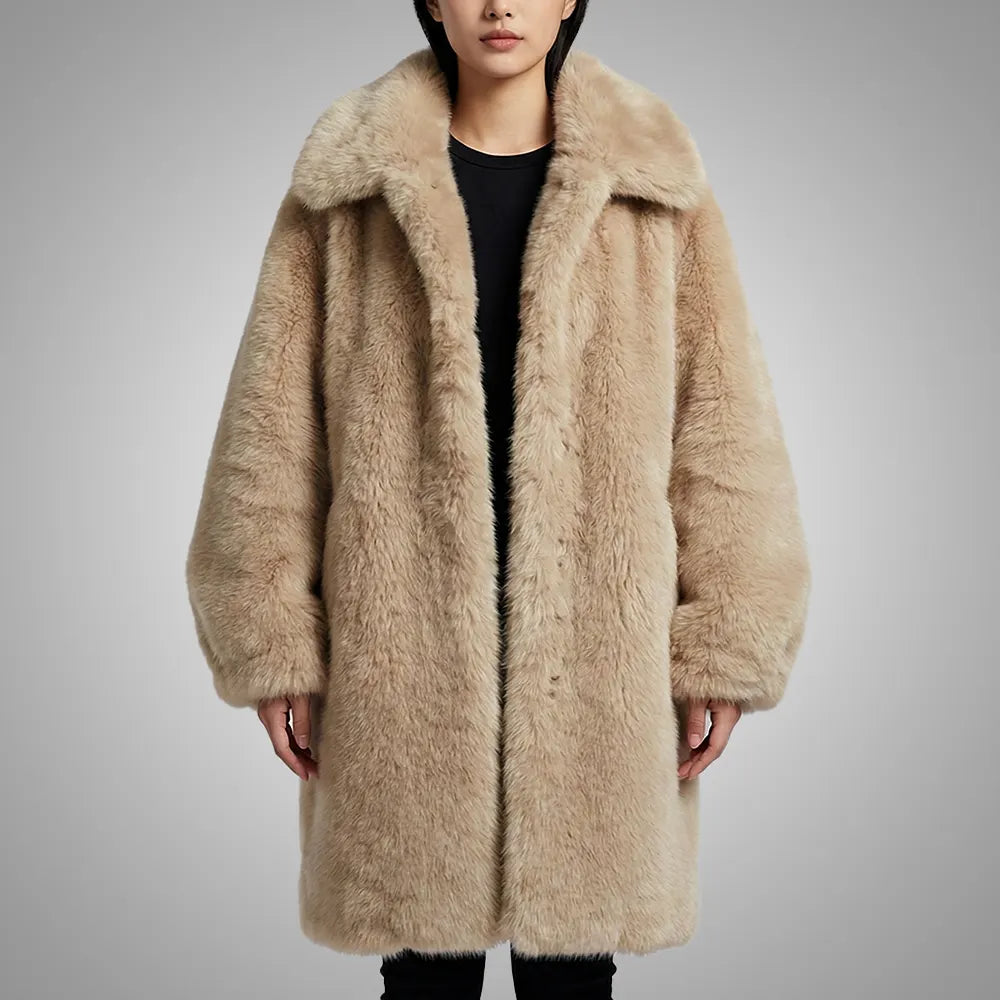 Empress Oversized Faux Fur Coat – Women