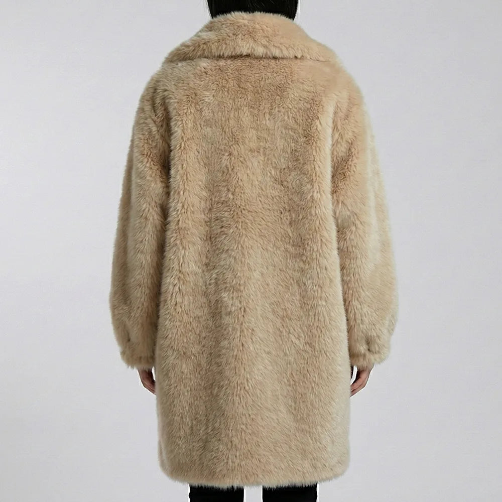 Empress Oversized Faux Fur Coat – Women