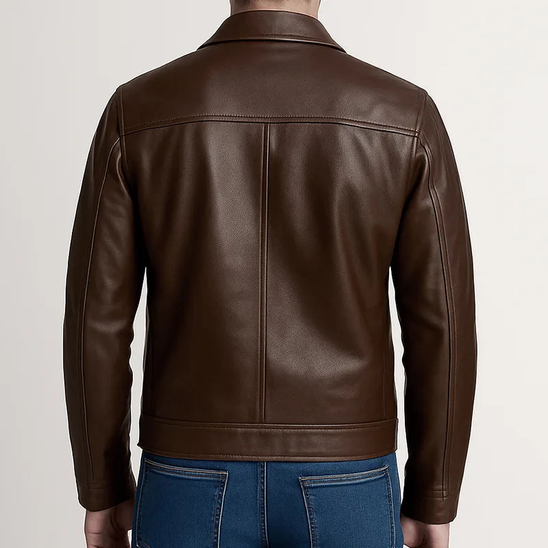 Legacy Brown Cowhide Leather Jacket