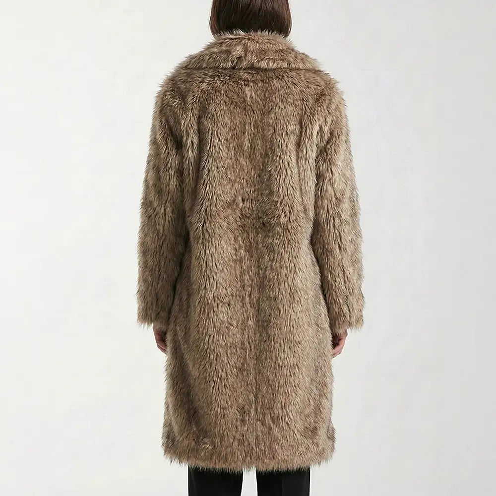 New Look Luxe Faux Fur Coat