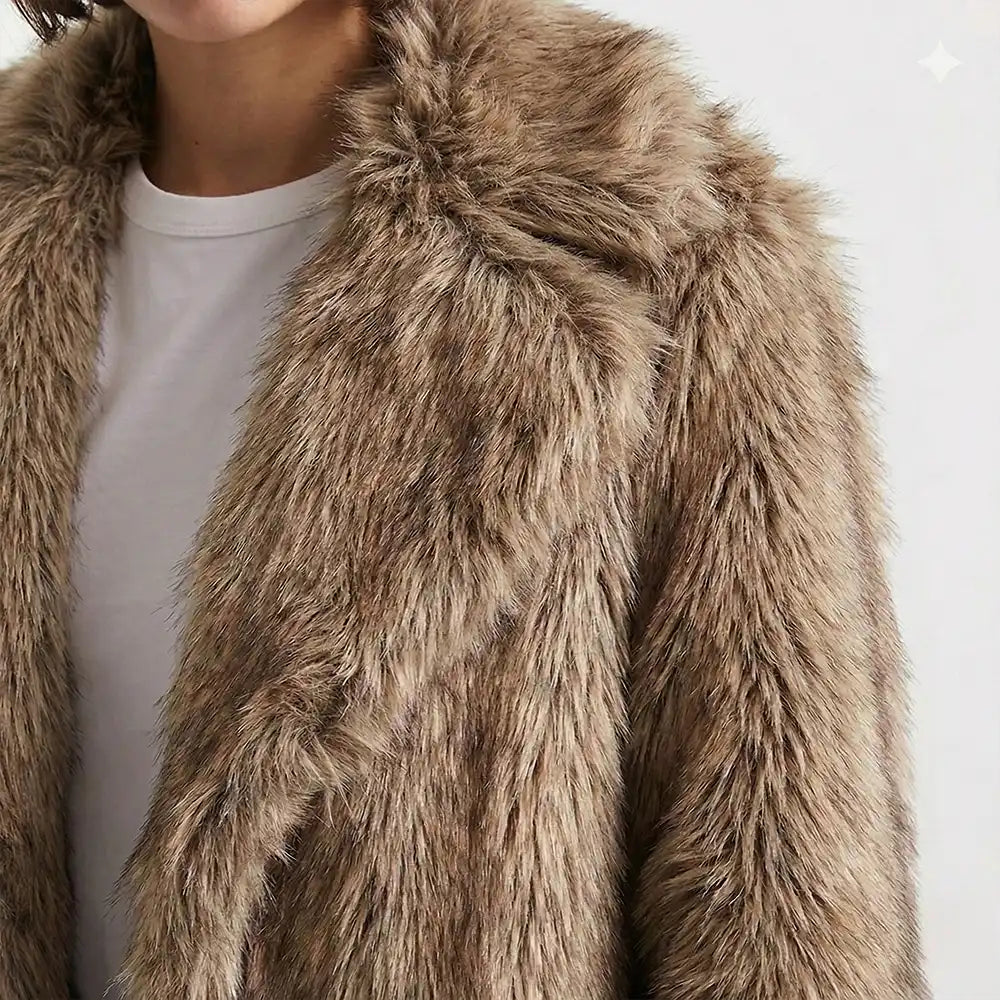 New Look Luxe Faux Fur Coat