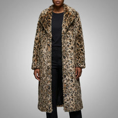 Fur Long Coat - Premium Winter | Roman Brown