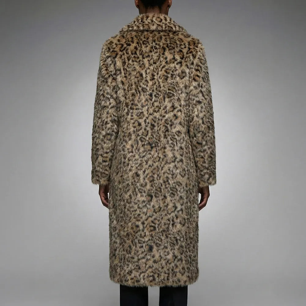 Roman Brown Premium Faux Fur Coat