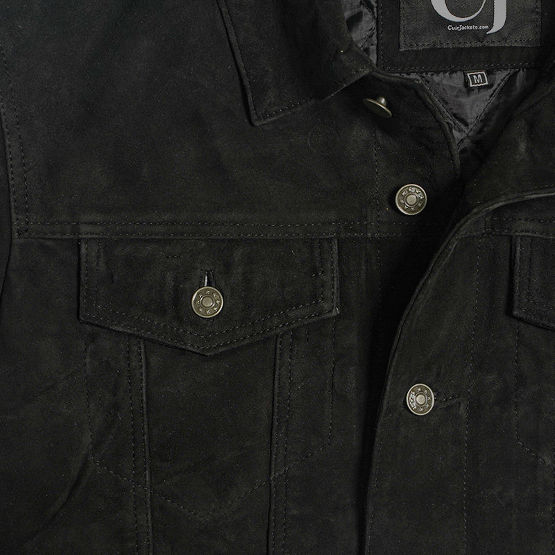 Suede Trucker Jacket