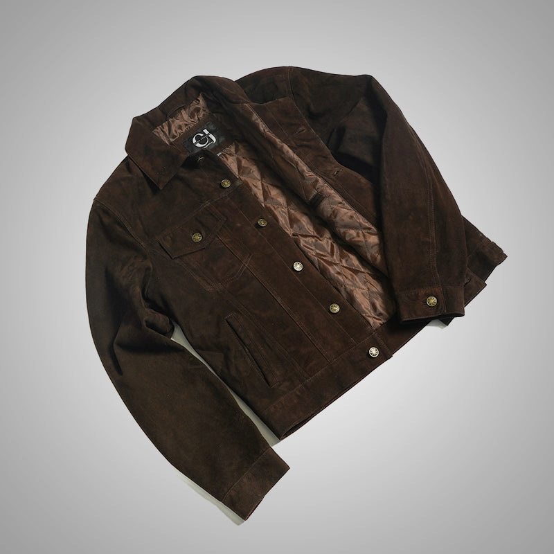 Suede Trucker Jacket