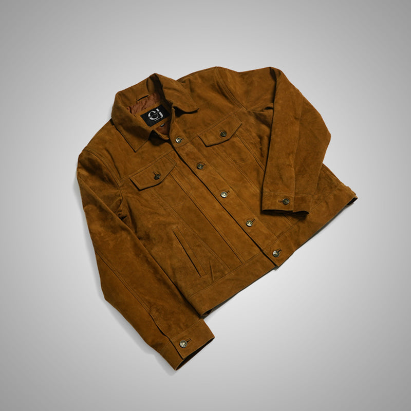 Suede Trucker Jacket