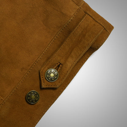 Suede Trucker Jacket