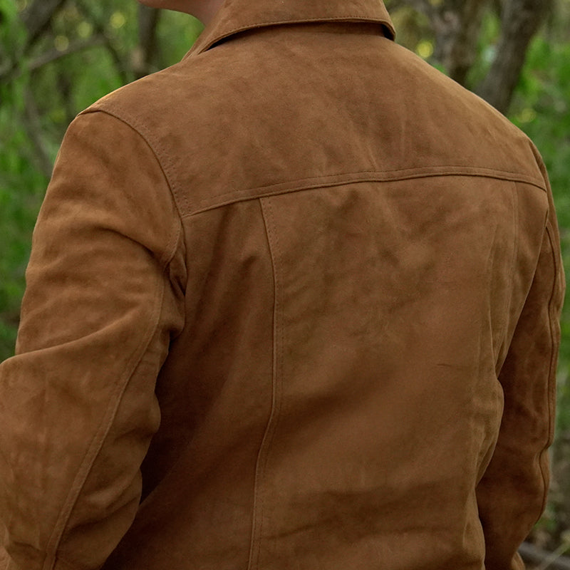 Suede Trucker Jacket