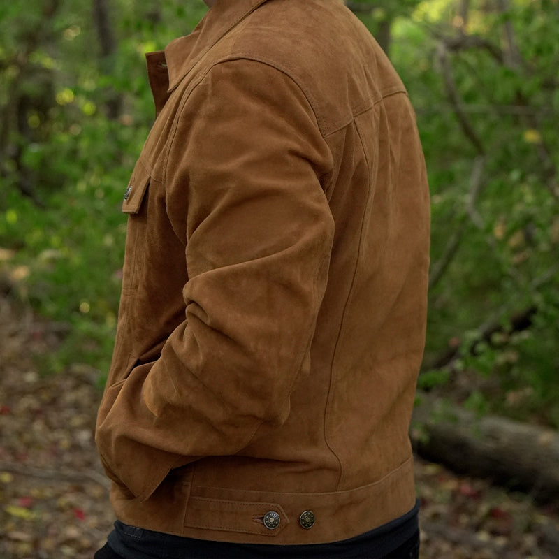 Suede Trucker Jacket