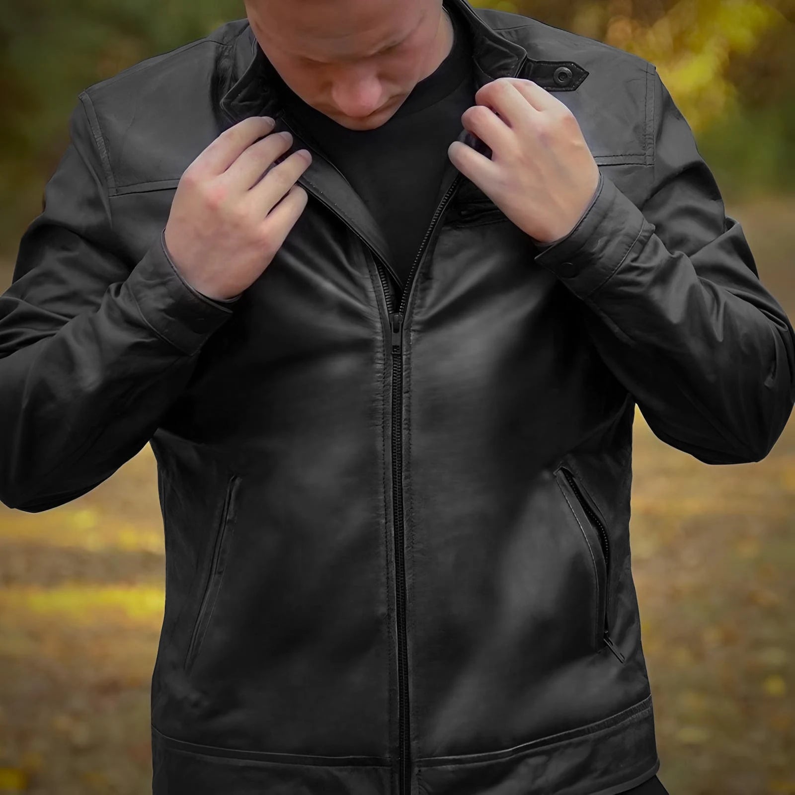 Urban Drift Lambskin Roadster Jacket