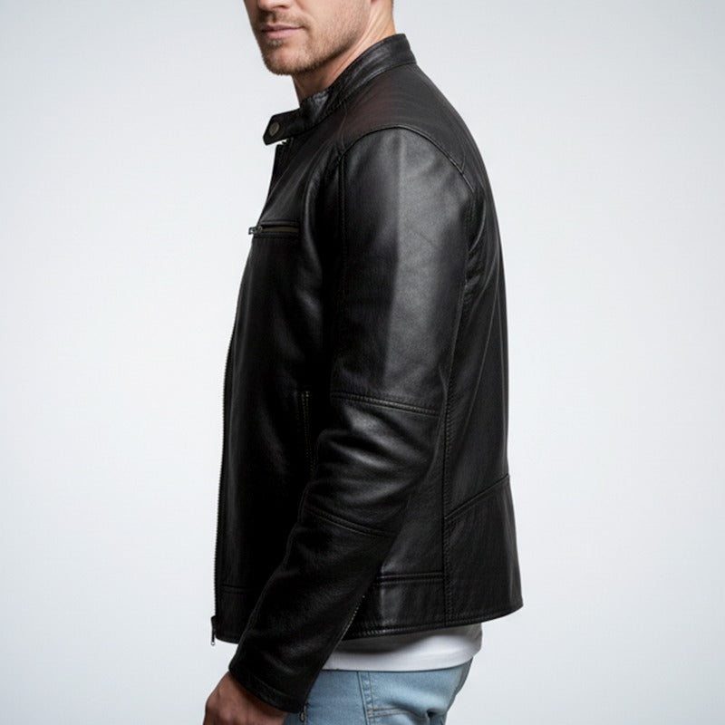 Dean Biker Jacket - Black