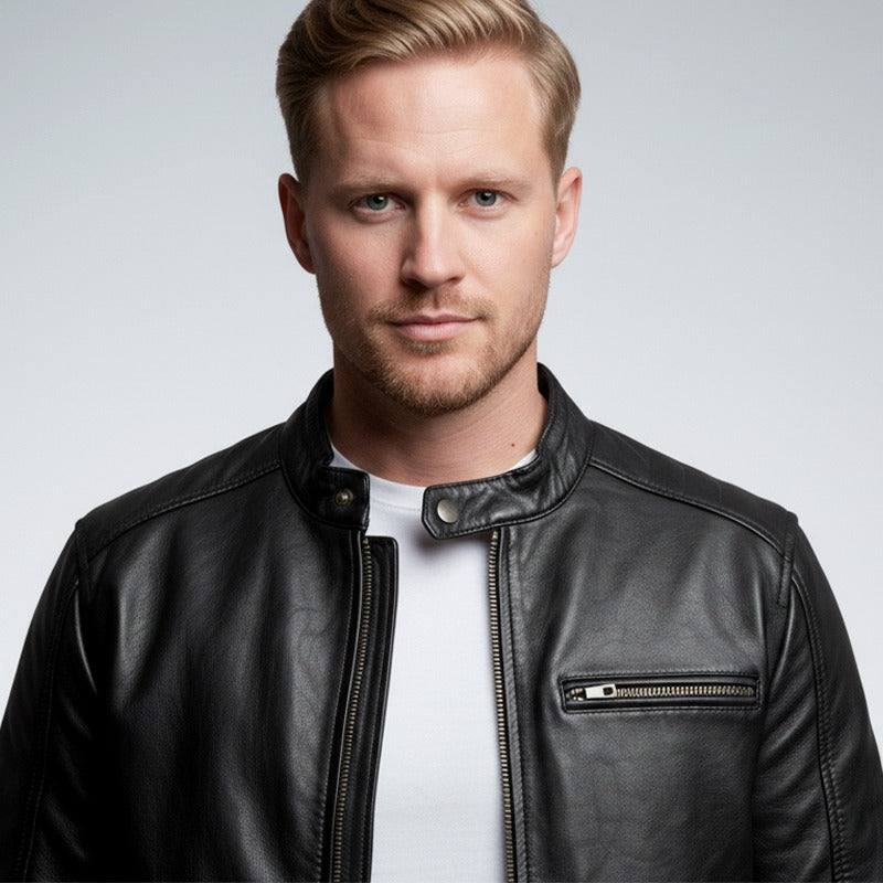 Dean Biker Jacket - Black